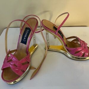 Romea Vintage shoes size 5 clear heel